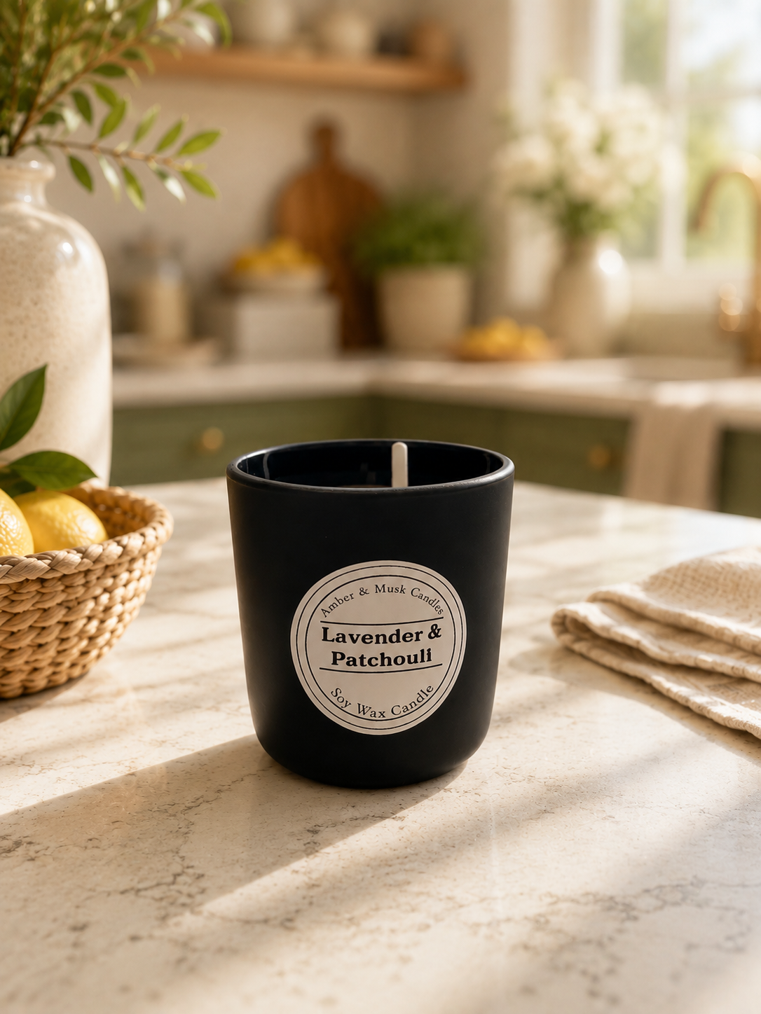 Lavender and Patchouli candle