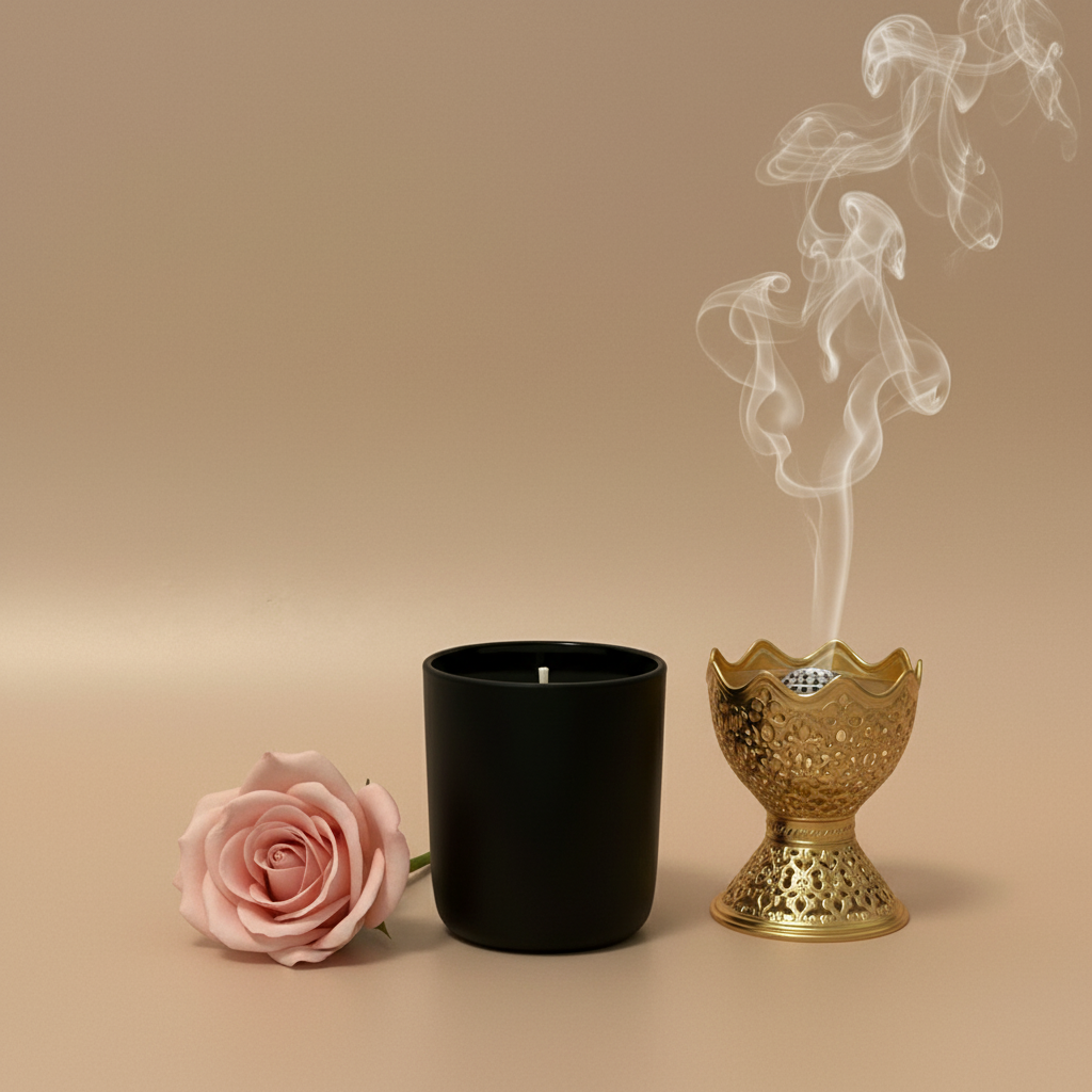 Taif Rose and Oud Candle